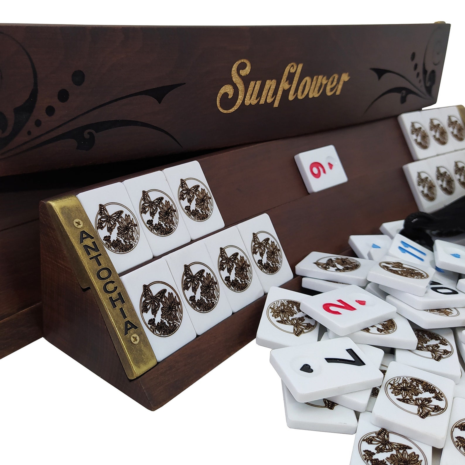 Oval Rummikub Set - Rummikub Racks With Personalized Tiles - Rummikub ...