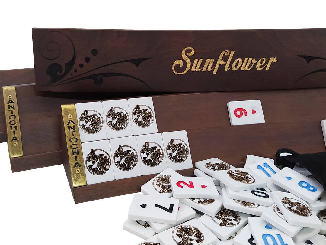 Oval Rummikub Set Rummikub Racks With Personalized Tiles Rummikub Set