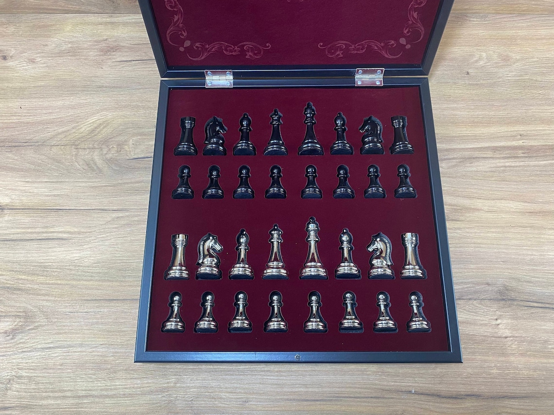 Personalized Chess Set - Custom Gift for Anniversary - Custom Birthday ...