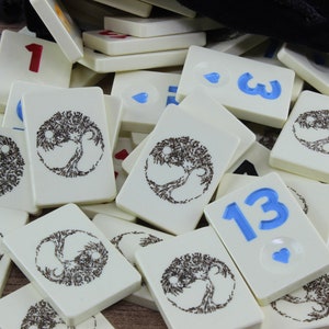 Personalized Rummikub Tiles - Custom Birthday Gift for Him - Rumicube Personalization - Rummikub Game Tiles
