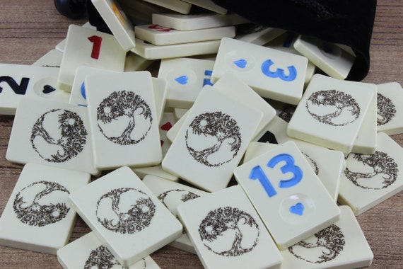 Custom Rummy Tiles Personalized Rumicube Tile Rummikub