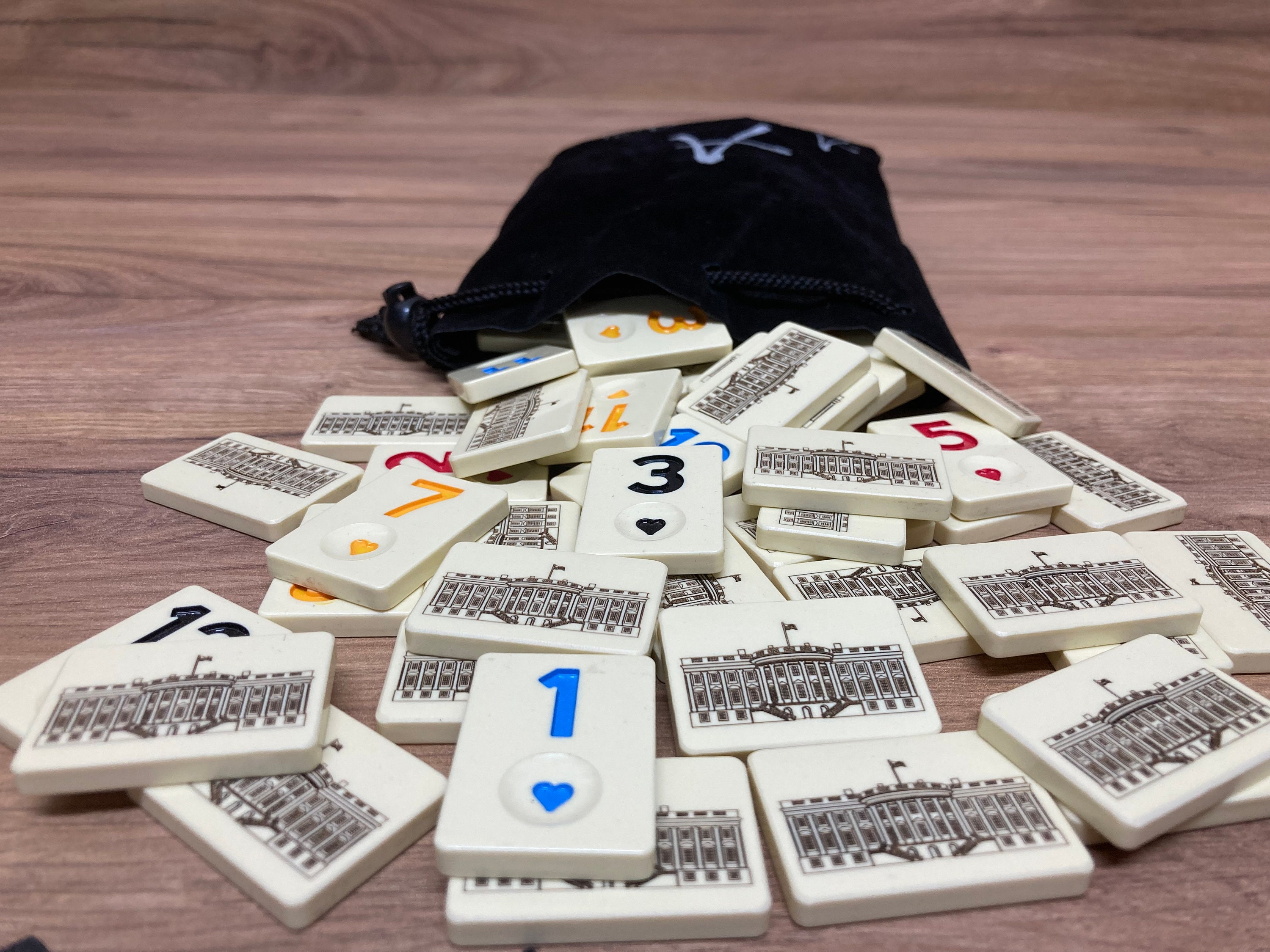 VIP Custom Rummikub Set - 4 Players Straight Rummikub Set - Custom Gift ...