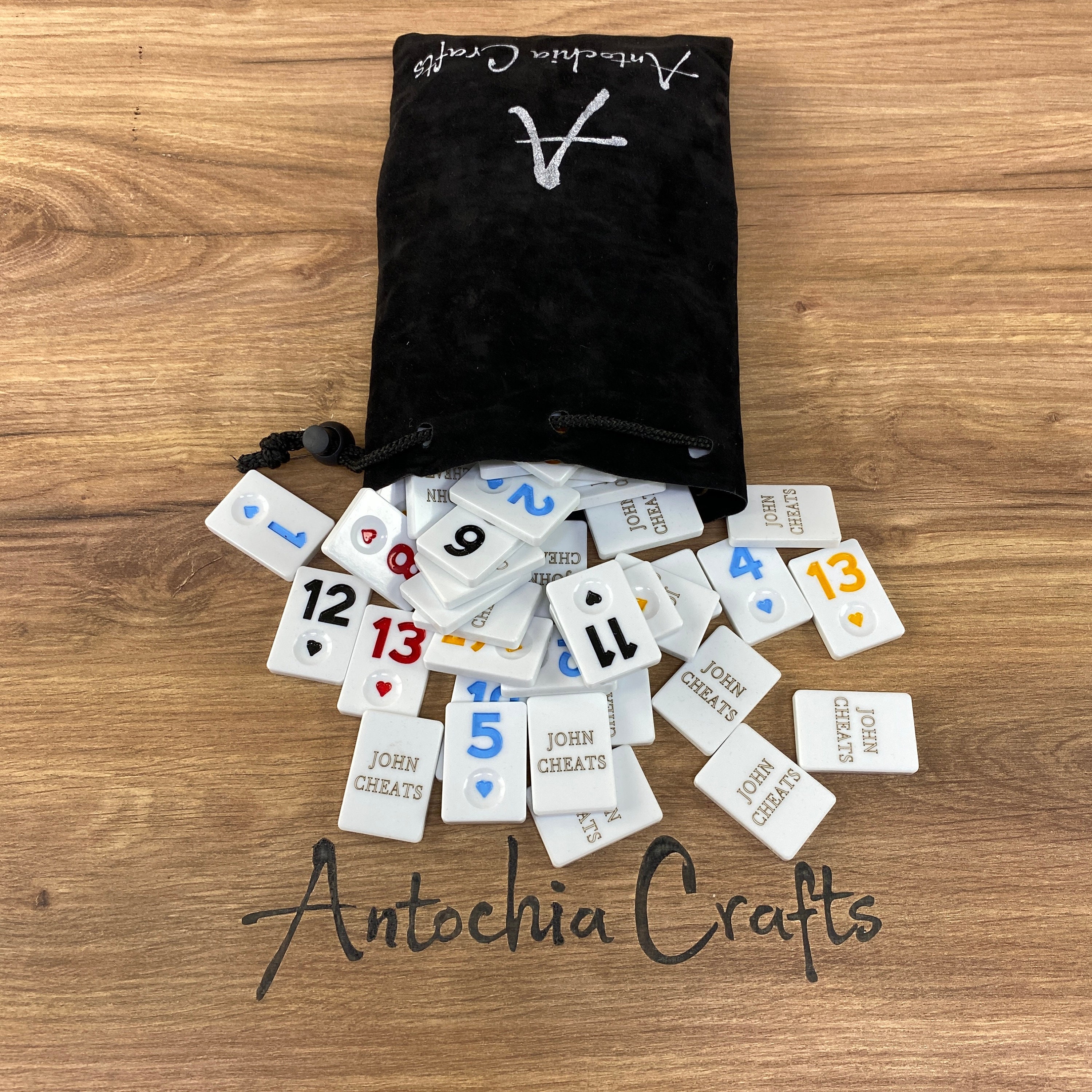Rummy Cube Tiles - Custom Tiles for Rummikub - Personalized Rummy Tiles ...