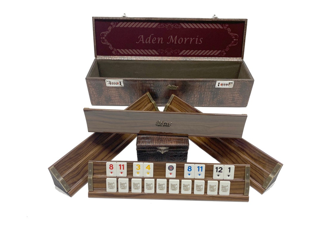VIP Custom Rummikub Set 4 Players Straight Rummikub Set Christmas Gifts
