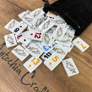 Custom Rummikube Rummy Cube Tiles - Custom Tiles for Rummikub - Personalized Rummy Tiles ...