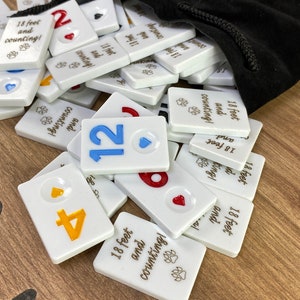Custom Rummikube Rummy Cube Tiles - Custom Tiles for Rummikub - Personalized Rummy Tiles ...