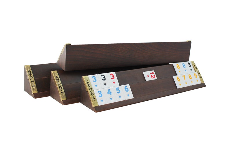 Personalized Straight Rummikub - Rummy Game Set - Custom Wooden ...