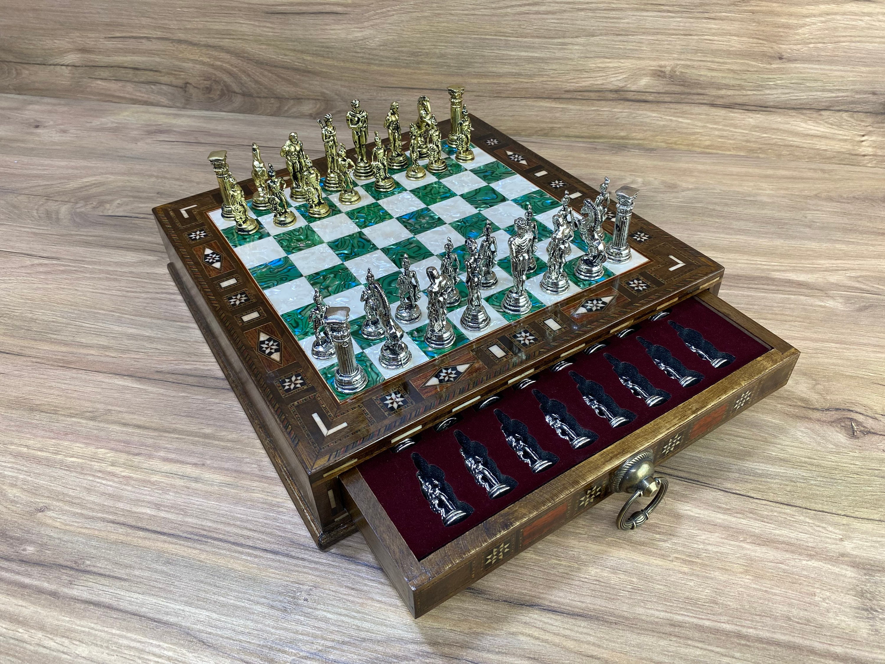 VIP Wooden Chess Set With Wooden Chess Pieces Chess Sets 