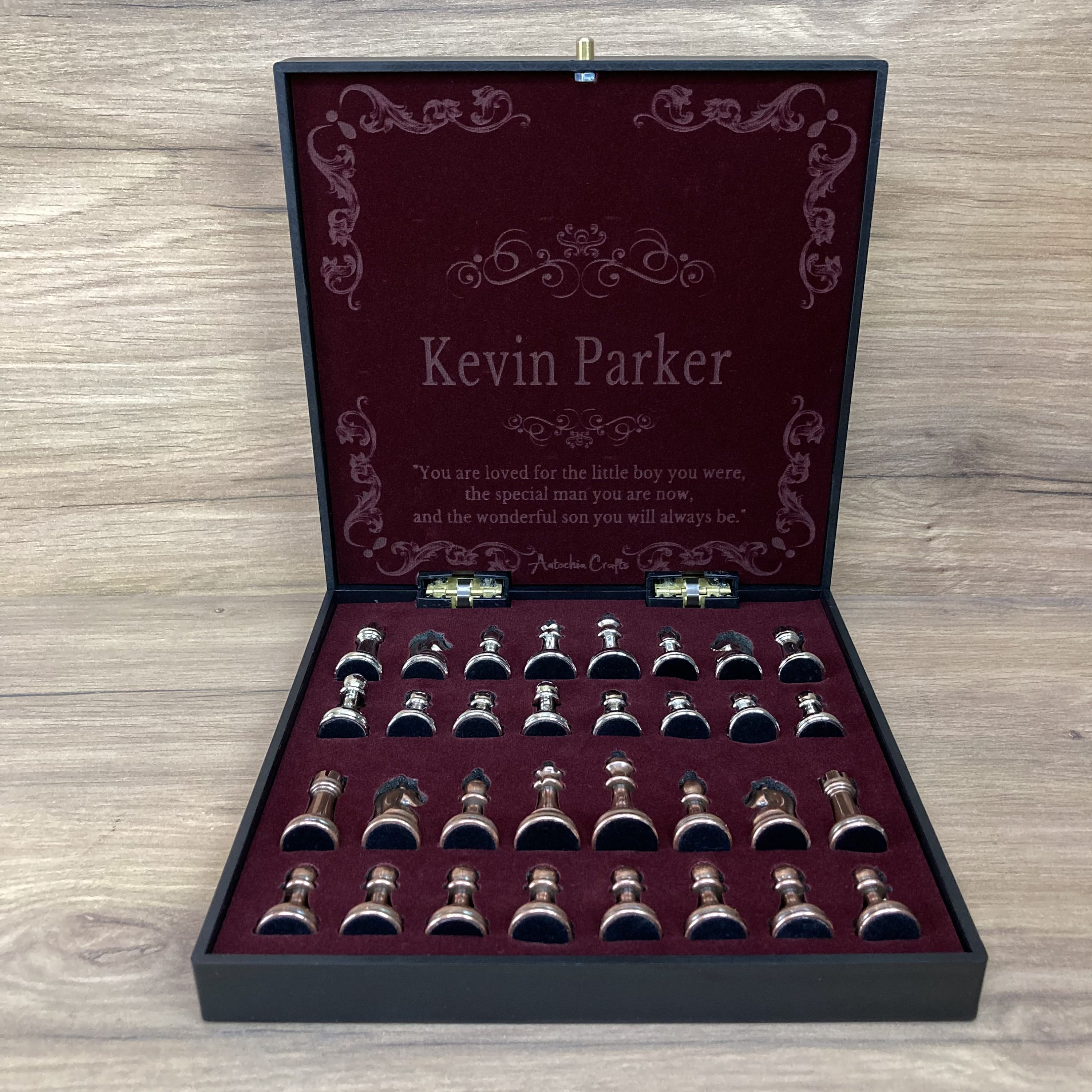 Personalized Chess Set - Personalized Birthday Gift for Him - Chess ...