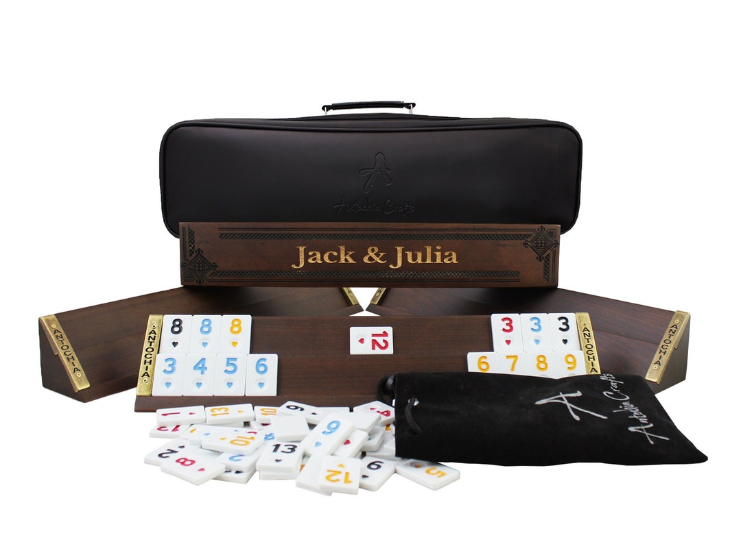 Custom Rummikub Racks With Tiles Rummikub Board Game Etsy UK