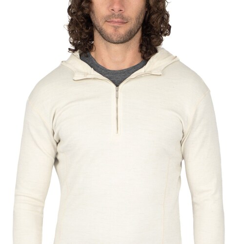 Alpaca shops Wool Base Layer Hoodie Men's: Half Zip