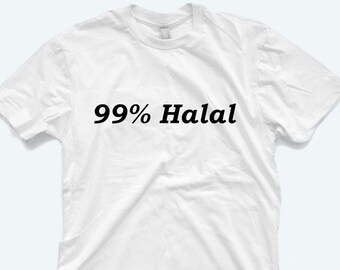 Camiseta 99% Halal: Regalo islámico con eslogan divertido