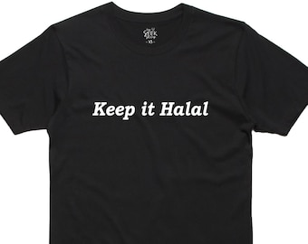 Camiseta "Manténlo Halal": regalo unisex de algodón para Ramadán y Eid