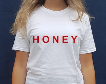 Camiseta Honey: Camiseta unissex de algodão macio