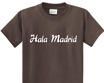 Hala Madrid T-Shirt: Real Madrid Football Fan Shirt