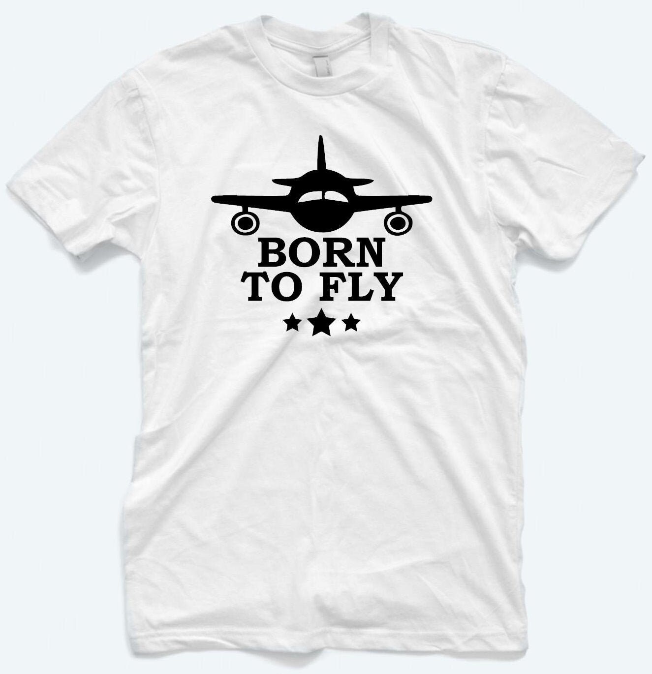 Born to Fly Pilot T-Shirt: Soft Cotton Unisex Tee