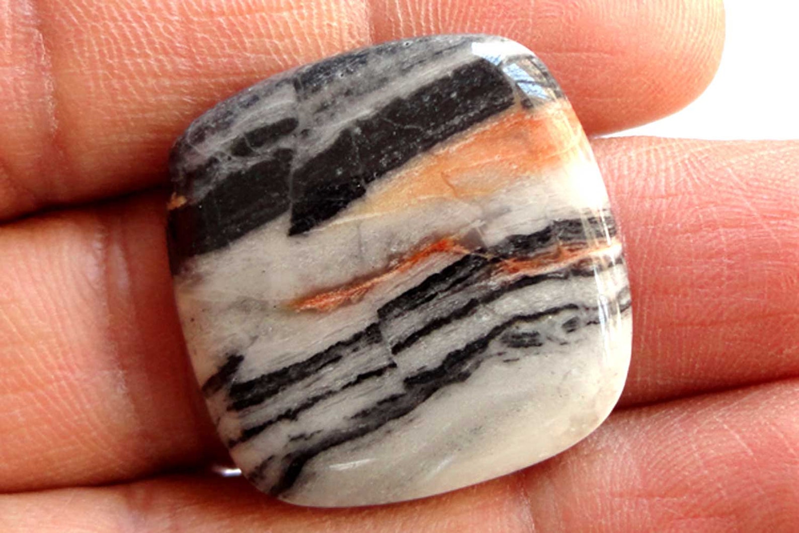 Extraordinary Zebra Jasper Natural Gemstone Cabochon Healing Etsy