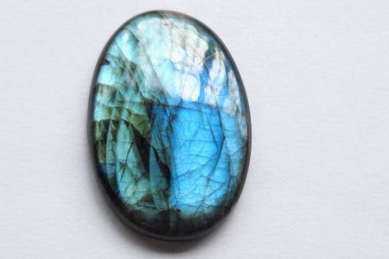 AAA+Quality Labradorite Natural Genuine Gemstone Cabochon Jewelry Making Handmade Cheap Best Value Supply # 17399