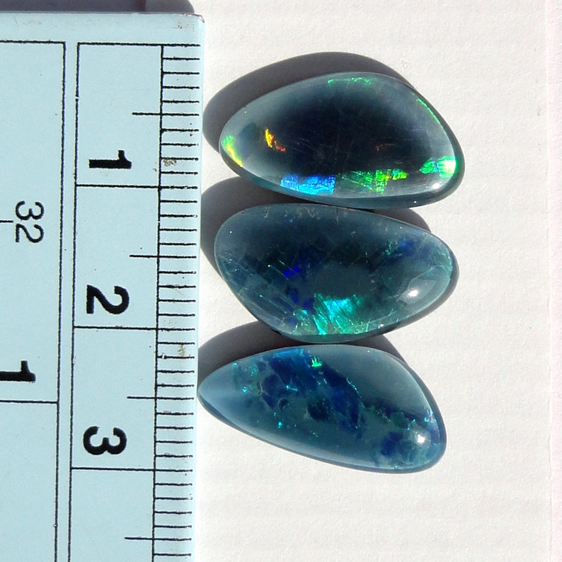 Mosaic Opal Precious Opal Crystal Australian Opal Triplet Natural Gemstones Loose Cabochons Jewelry Making Supply # 157