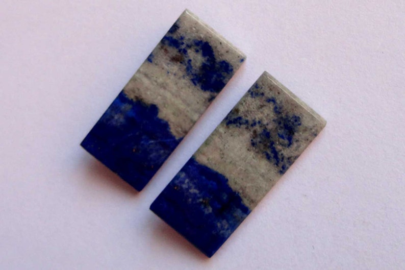 Small lapis lazuli designer cabochon for handmade jewelry