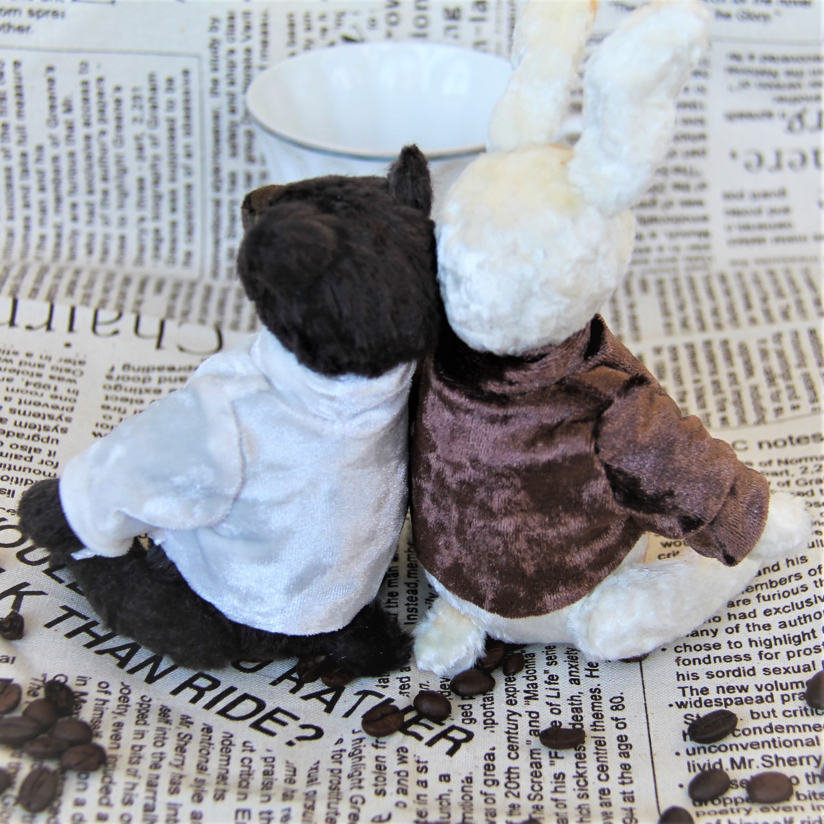 Cappuccino Coffee Oso de peluche artista hecho a mano oso de | Etsy