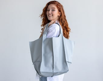 Handmade Italian Pebbled Leather Hobo Bag: Slouchy Shoulder Bag