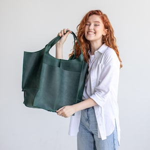 Oversized bag Extra large leather tote bag Leather tote bag Leather tote Leather tote bag for women Hobo leather bag Large leather tote bag