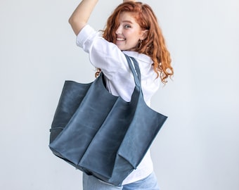 Hobo bag | Leather hobo bags for women | Leather handbags for women | Oversized leather bag | Womens leather handbag | Leather slouchy bag