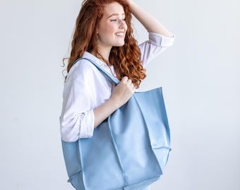 Handmade Italian Leather Hobo Bag: Oversized Slouchy Shoulder Bag