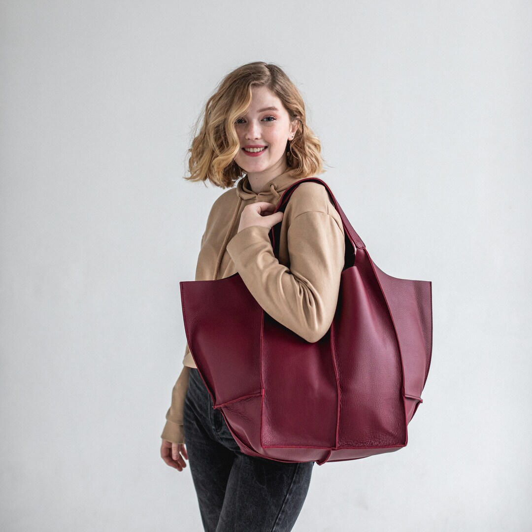 Leather Double Face Leather Hobo Stay Organized in Style With Our
