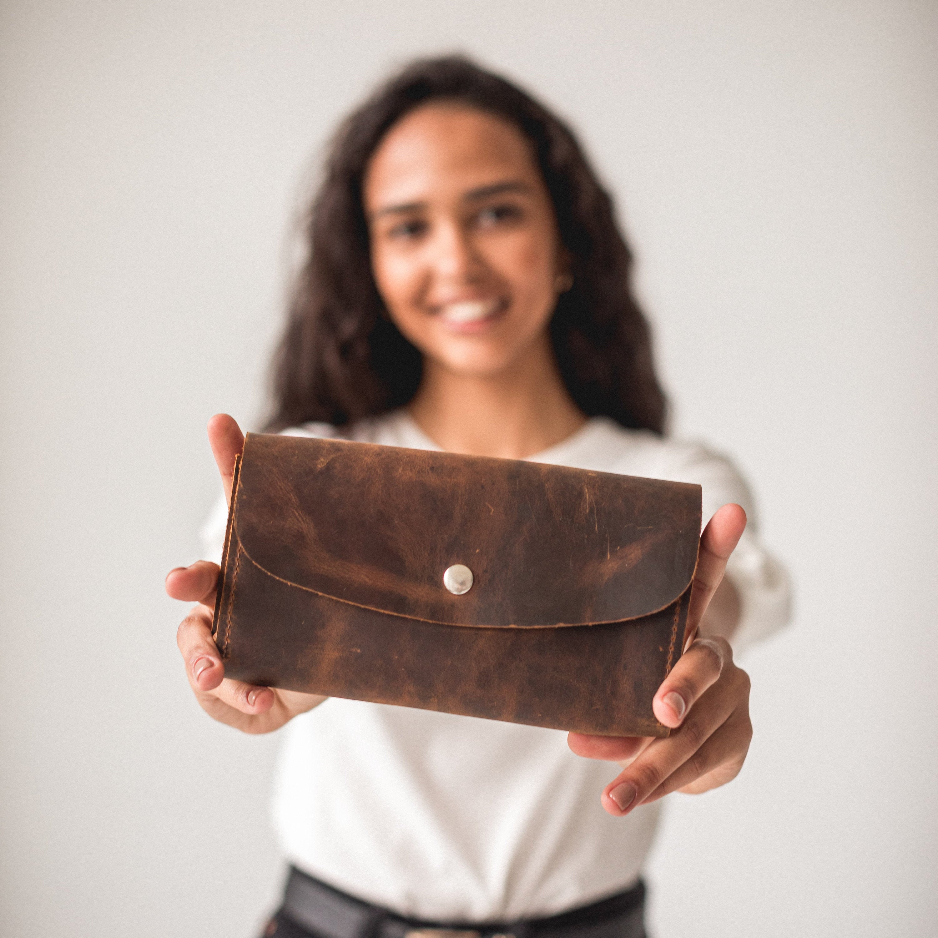 Personalization Leather Wallet Leather Women Wallet | Etsy