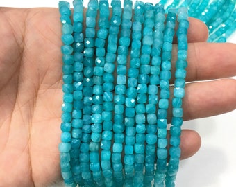 ON SALE 80/% discount Exclusive Super fine quality amazonite micro Faceted long fancy shape 28 pecs size 7x25 mm 8 inch strand approx