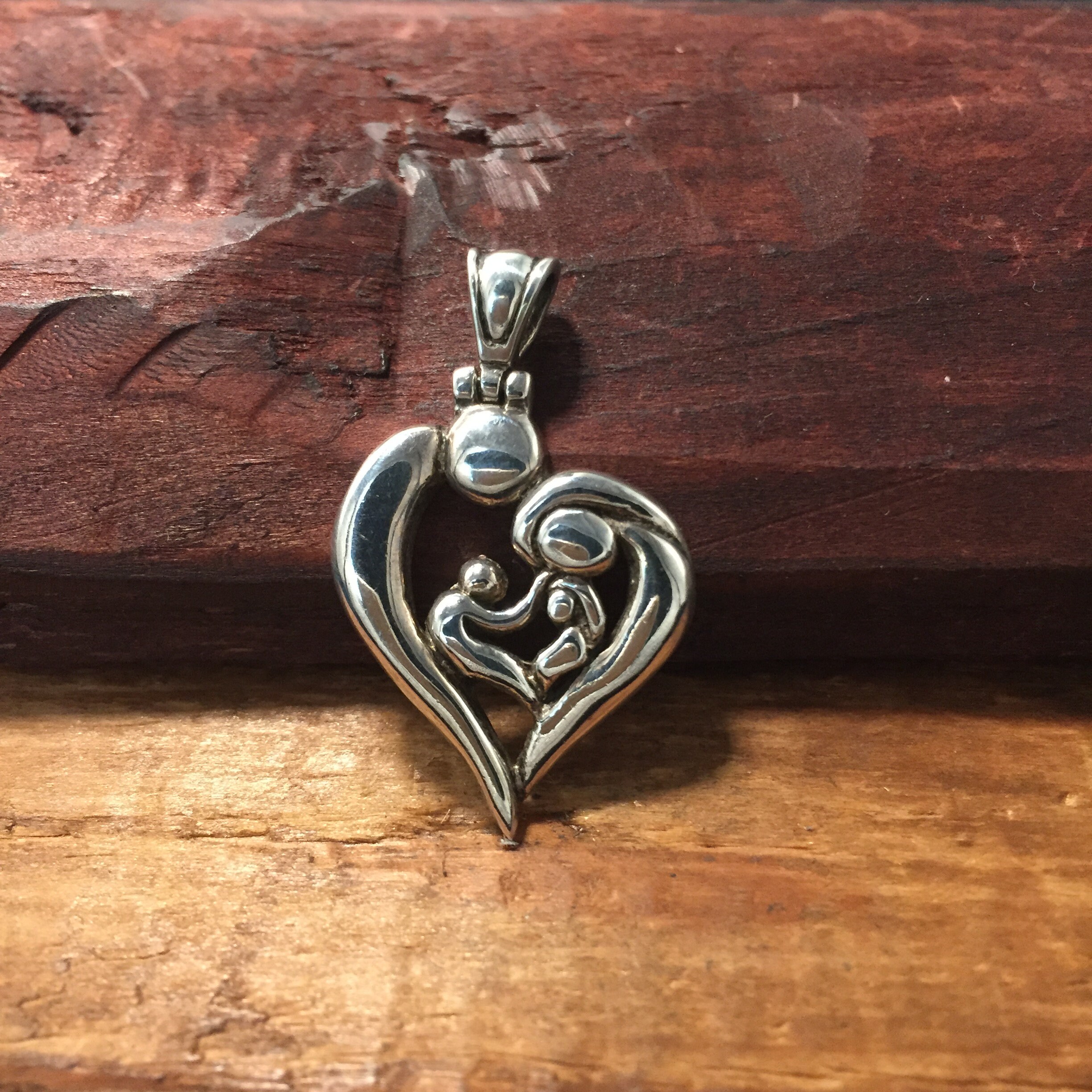 20x26mm Retro 925 Solid Silver Heart Pendant Charm DIY Jewelry Etsy