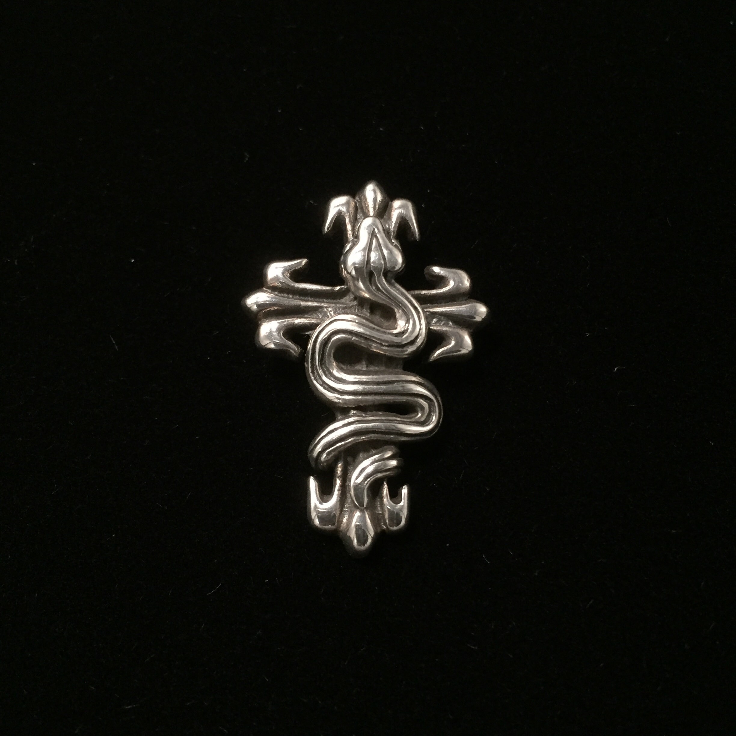 21x32mm Retro 925 Solid Silver Snake Animal Pendant Charm DIY Etsy