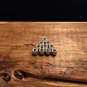 10PCS 3.5x4mm Japan Takahashi Goro Spacer Beads Sterling 925 Silver Feather DIY Jewelry Marking Design for Necklace Earring Fashion Pendant image 2