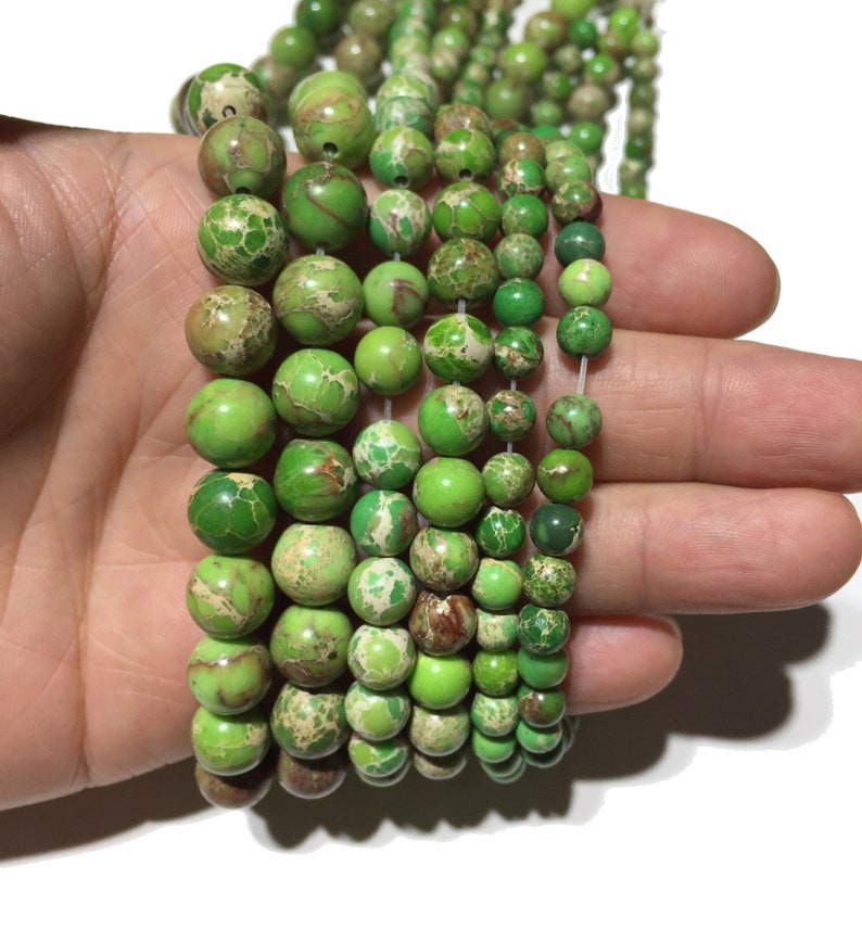 Yolev 47Pcs Purple-Blue Jasper Beads Iperial Sea Sedient Natural - View #11