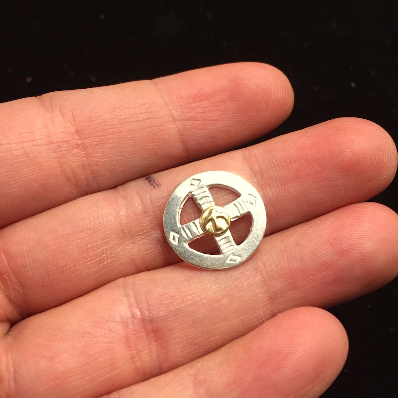 17mm Wheel Japan Takahashi Goro Feather Bird Sterling 925 Silver Feather DIY Jewelry Marking Design for Necklace Earring Fashion Pendant image 1