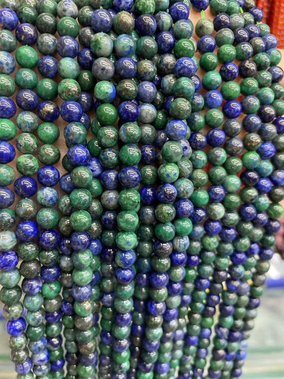 Gemme HQ Da 8mm A 40mm Verde Naturale Malachite Lastra Di Pietra Disco Piatto Ro