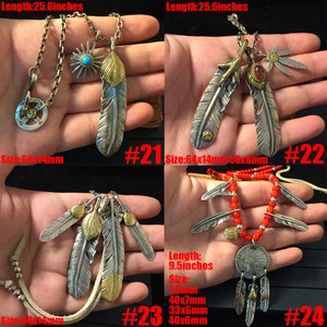 Japan Takahashi Goros Feather Bird Necklace, Bracelet, Bangle Retro Sterling Solid 925 Silver Man Lady Gift Fashion Pendant Hip Hopstyle image 7