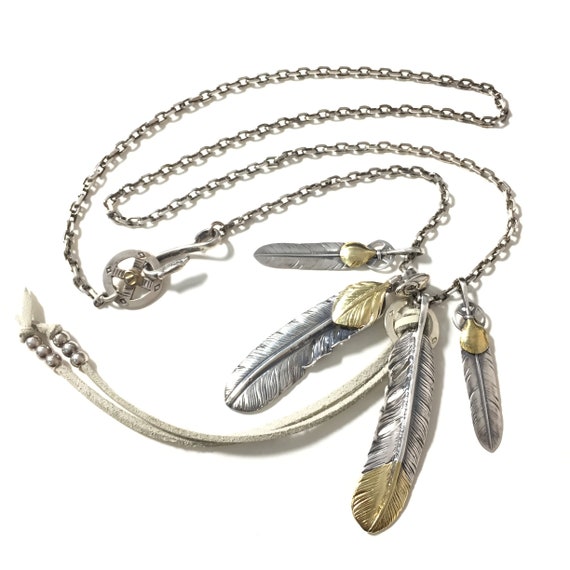 Japanese feather necklace deals