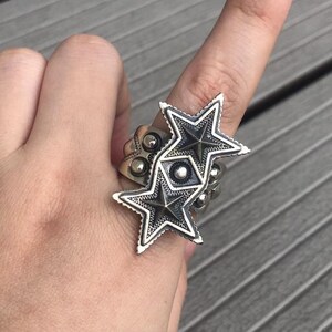 Retro 925 Sterling Silber Ring Stern Ring Tier Mann Ring Junge Ring Minimalist Ring Biker Ring Verlobungsring Handarbeit Schmuck Geschenk