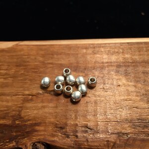 10PCS 3.5x4mm Japan Takahashi Goro Spacer Beads Sterling 925 Silver Feather DIY Jewelry Marking Design for Necklace Earring Fashion Pendant image 5