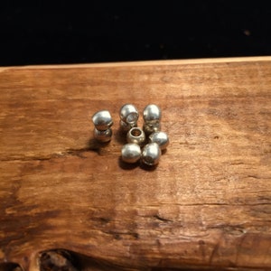 10PCS 3.5x4mm Japan Takahashi Goro Spacer Beads Sterling 925 Silver Feather DIY Jewelry Marking Design for Necklace Earring Fashion Pendant image 4