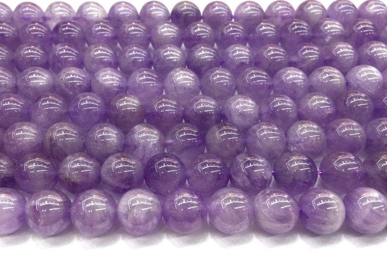 Natural Purple Jade Bead Healing Energy Gemstone Loose Beads DIY Jewelry Making Design for Bracelet Necklace AAAAA Quality 6mm 8mm 10mm 12mm image 5