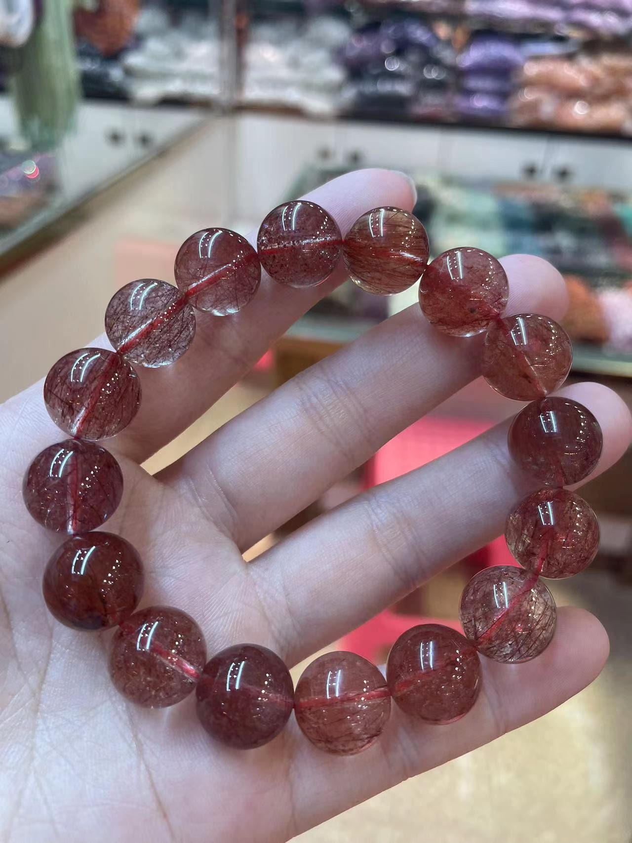 Red rutilated quartz - Etsy 日本 Red rutilated quartz - Etsy 日本