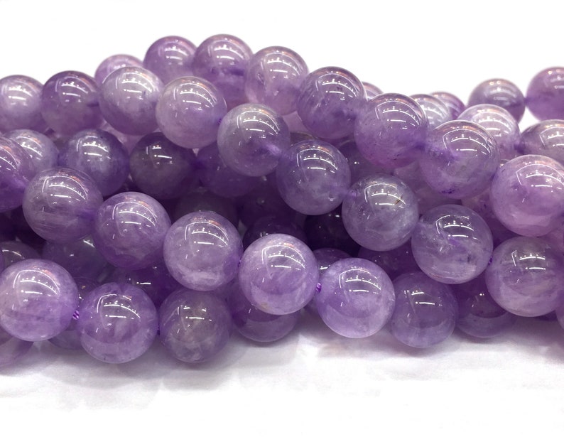 Natural Purple Jade Bead Healing Energy Gemstone Loose Beads DIY Jewelry Making Design for Bracelet Necklace AAAAA Quality 6mm 8mm 10mm 12mm image 7
