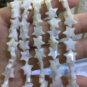 Natürliche Perle Perle Stern Form Perlen Stern Shell Perlen Healing Lose Perle DIY Schmuck machen für Armband-Halskette AAA-Qualität 7 8 15 MM