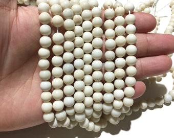 Natural Ivory Jade Beads Healing Energy Gemstone Spacer Loose Bead DIY Jewelry Marking & Design For Bracelet Necklace AAAAA Quality 12mm