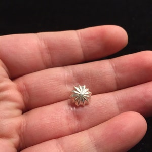 9mm Japan Takahashi Goro Flower Sterling 925 Silver Feather DIY Jewelry Marking Design for Necklace Earring Fashion Pendant