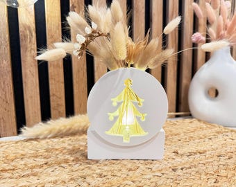 Silikon - Gießform - Tannenbaum  - Lichtkreis - Lichterzauber
